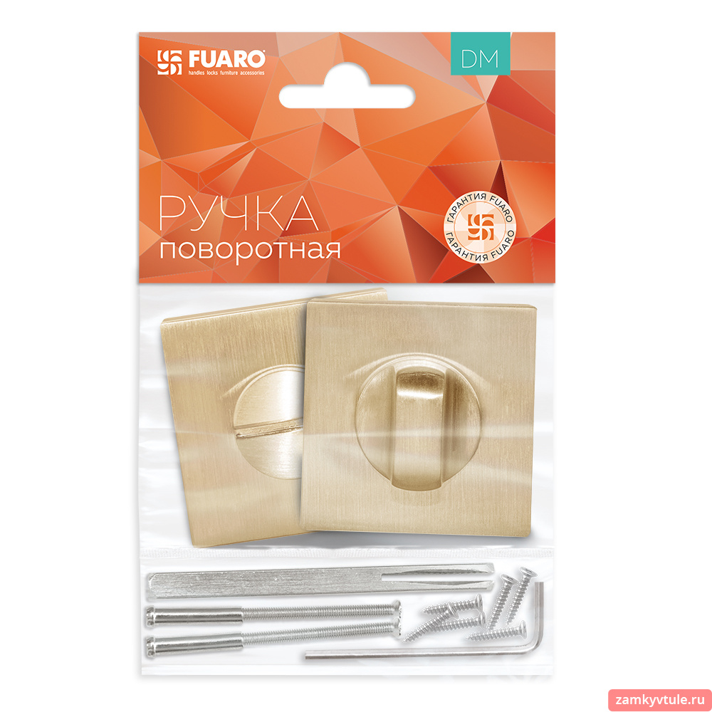 Ручка поворотная FUARO WC-BK6.K.DM51 SSG-39 (сатинированное золото)