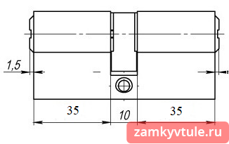 Механизм PUNTO Z400/80mm (40*40) к/к CP