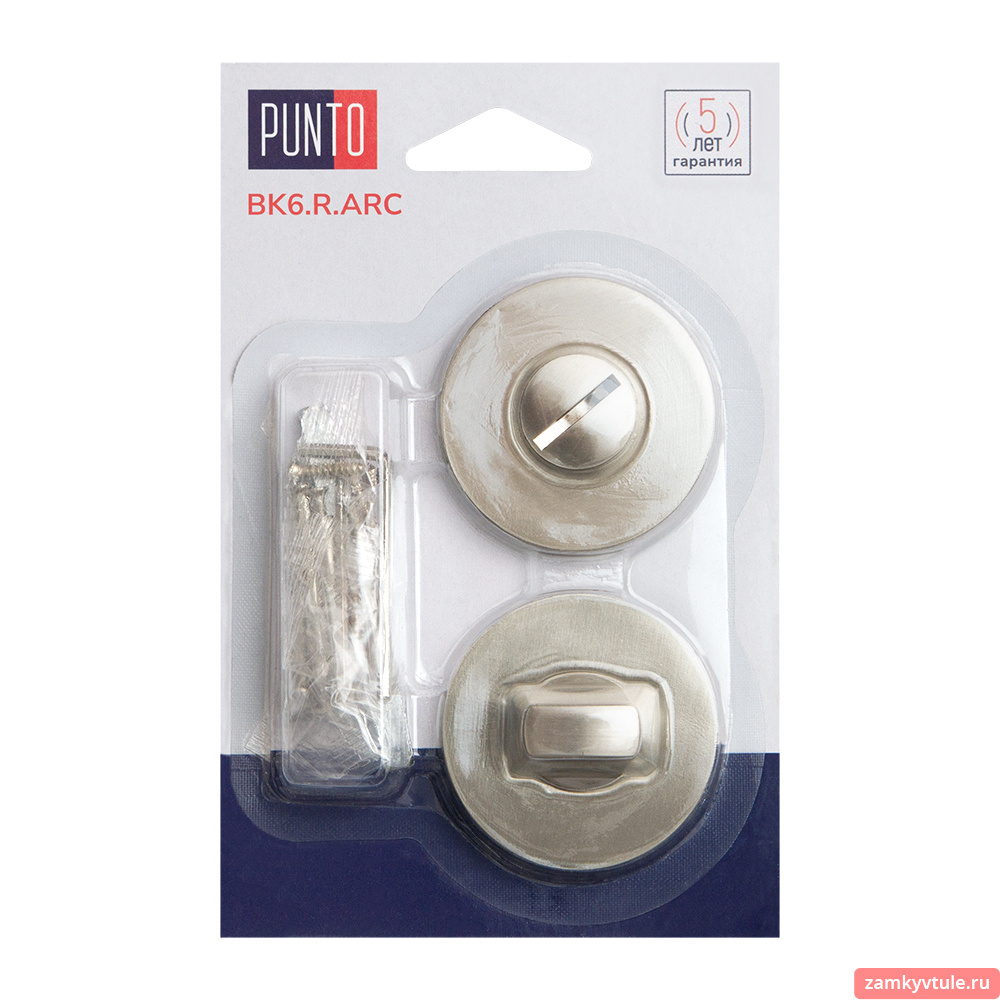 Ручка поворотная PUNTO BK6.R.ARC.R52 (BK6 ARC) SN-3 (матовый никель)