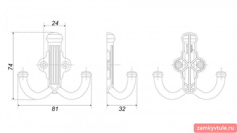 Крючок BOYARD K251AP.6