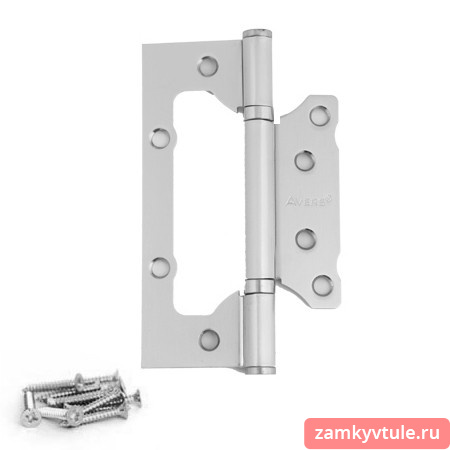 Петля АVЕRS 125*75*2,5-В2-NIS (матовый хром)