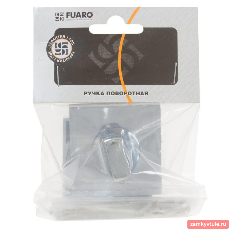 Ручка поворотная FUARO WC-BK6.K.DM51 SN/CP-3 (матовый никель/хром)