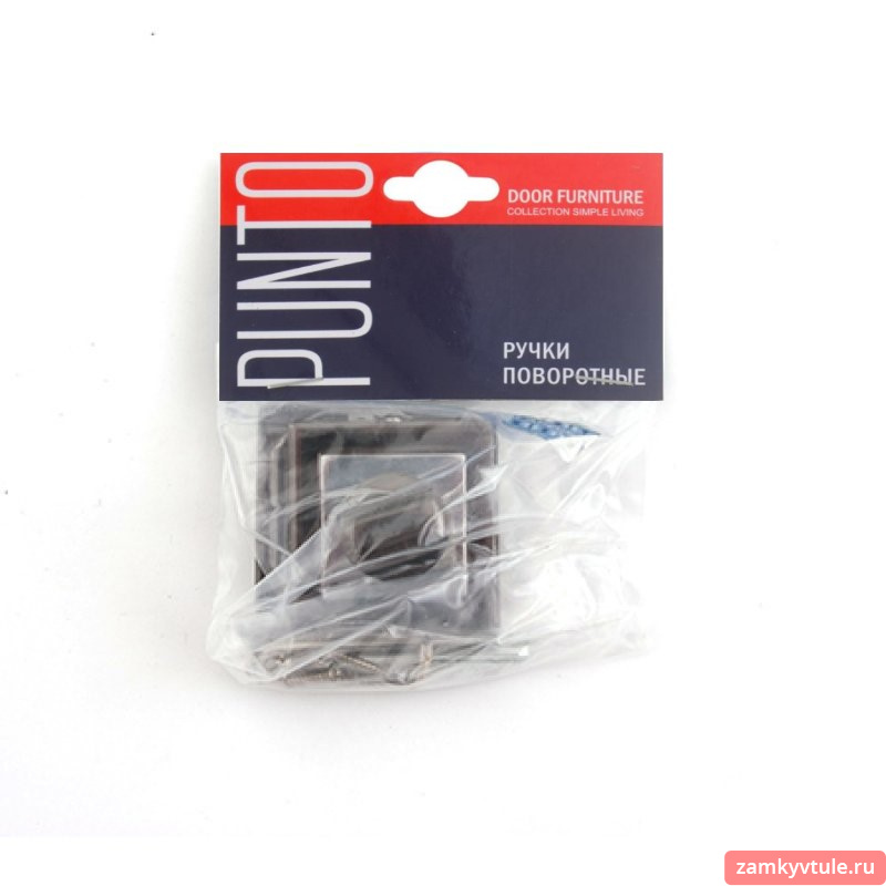Ручка поворотная PUNTO WC-BK6.K.QL52 (BK6 QL) GR/CP-23 (графит/хром)