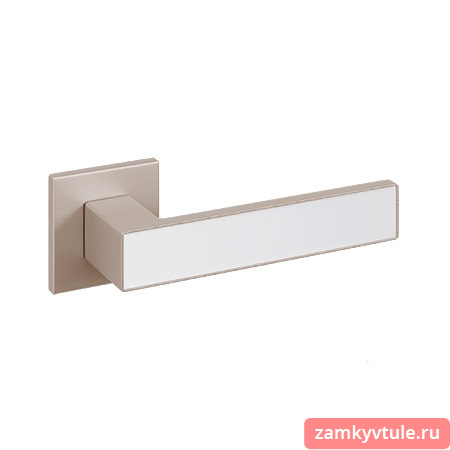 Ручка CODE DECO Slim H-30111-A-NISM/W (суперматовый никель/белый)