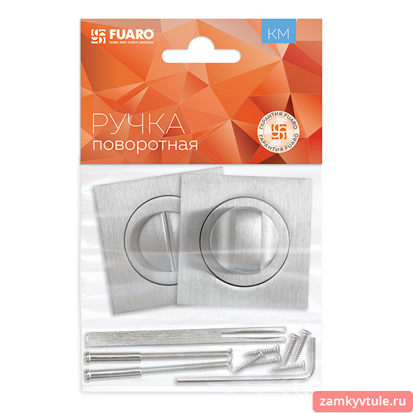 Ручка поворотная FUARO WC-BK6.K.KM52 SSC-16 (сатинированный хром)