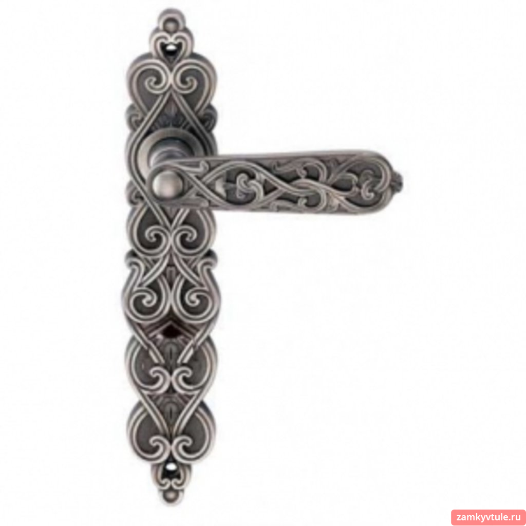 Ручка ARCHIE ARABESCO BL.SILVER (PS) (черненое серебро)