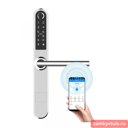 Электронный замок OZLOCKS HL-F46/SM+/MF/steel (правый)