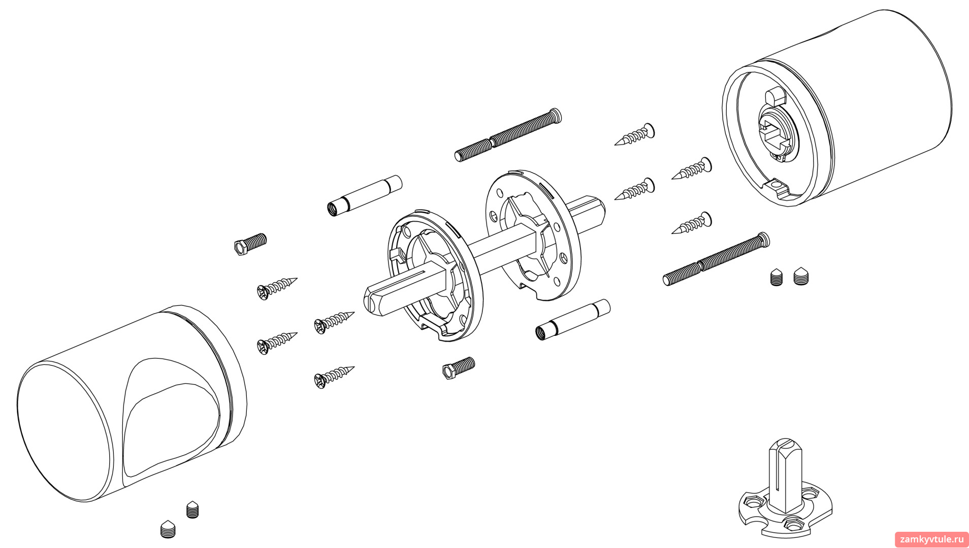 Ручка ARMADILLO R.ART 52 BALANCE BL-26 (черный)