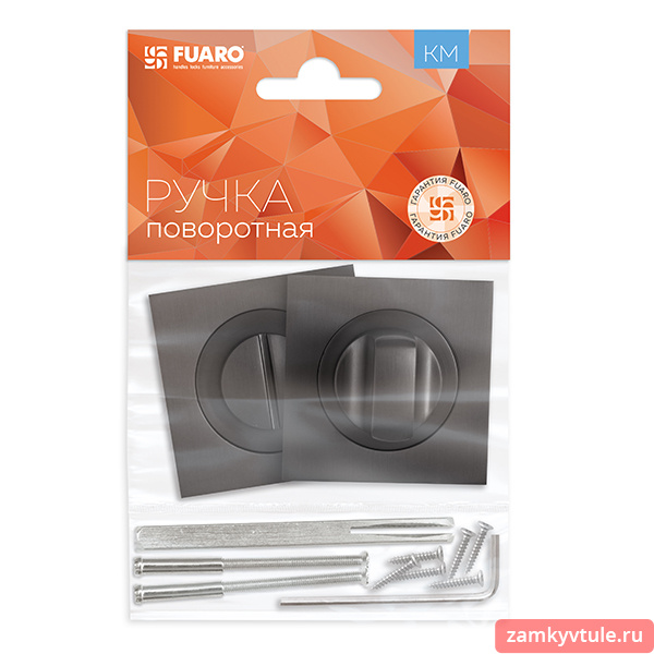 Ручка поворотная FUARO WC-BK6.K.KM52 GR-23 (графит)
