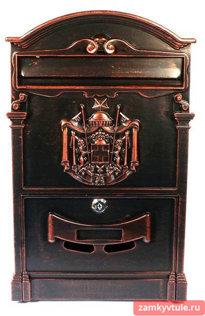 Почтовый ящик №4010В (старая медь)