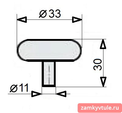 Ручка РК 711 К E/H (черное серебро)