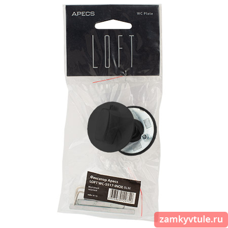 Фиксатор APECS LOFT WC-5517-INOX-BLM
