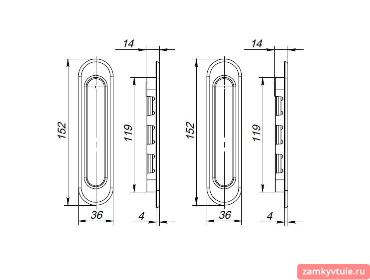 Ручка КУПЕ PUNTO Soft LINE SL-010 BL (черный)