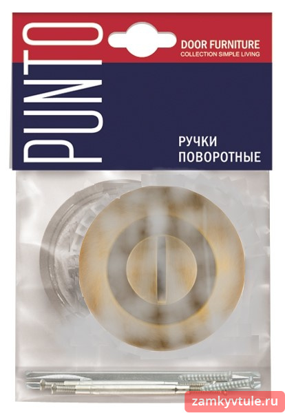 Ручка поворотная PUNTO WC-BK6.R.TL54 (BK6 TL) CF-17 (кофе)