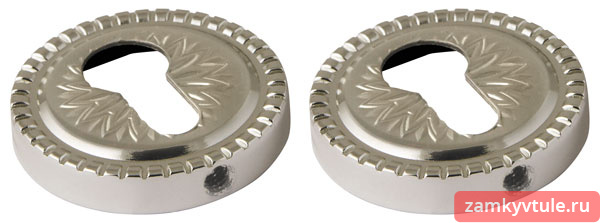 Накладка ARMADILLO под цилиндр ET.R.CL55 (ET/CL) SILVER-925 (серебро 925)