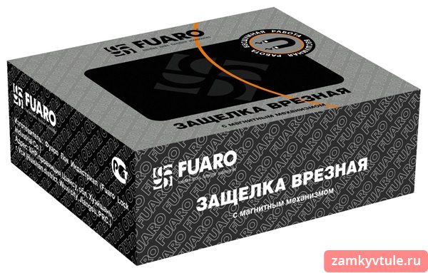 Защёлка FUARO M12-50-25 BL (черный)