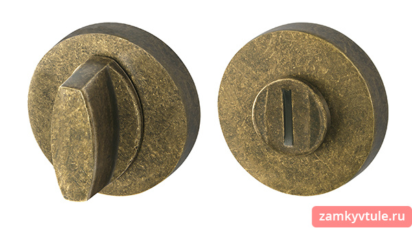 Ручка поворотная ARMADILLO BK6.R.URB52 (WC-BOLT BK6/URB) OB-13 (античная бронза)
