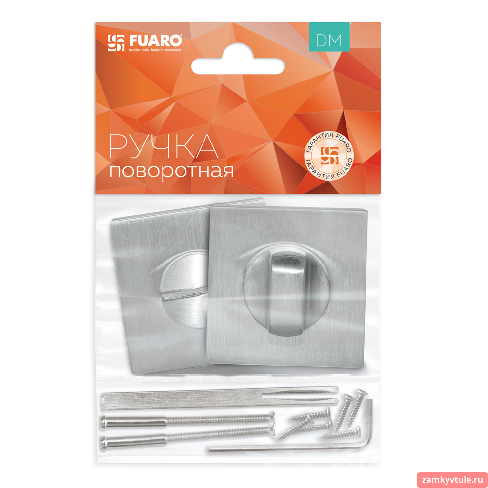 Ручка поворотная FUARO WC-BK6.K.DM51 SSC-16 (сатинированный хром)