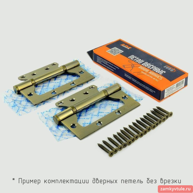 Петля NORA-M 800-4" FНР SNik (матовый никель)