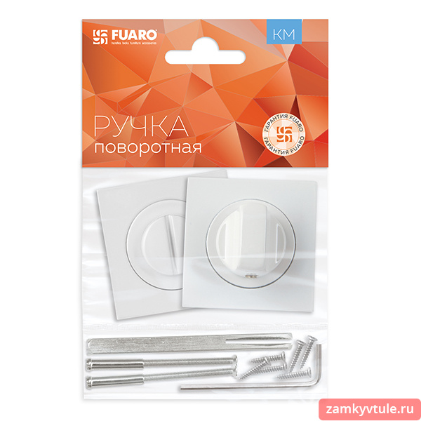 Ручка поворотная FUARO WC-BK6.K.KM52 WH-19 (белый)