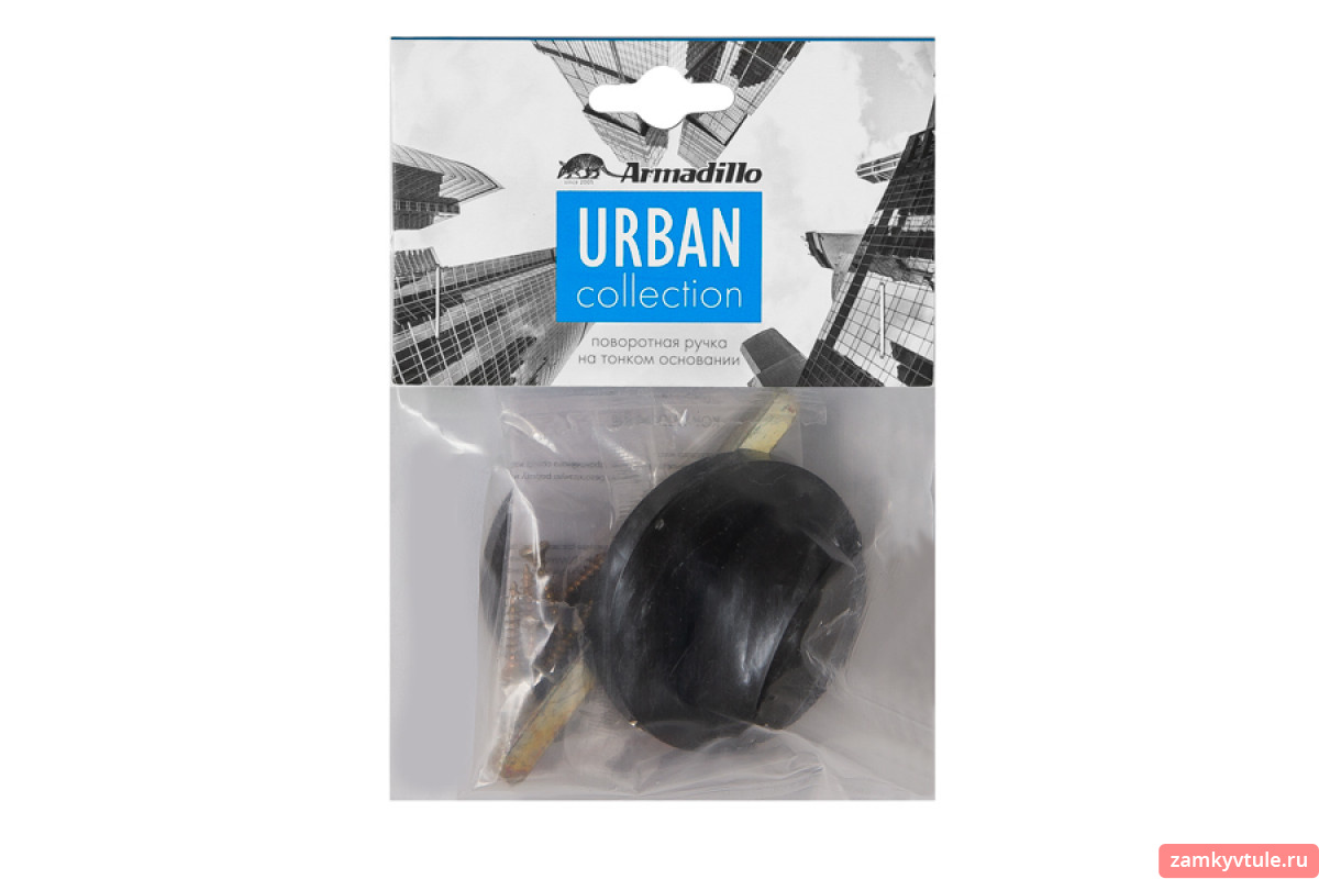 Ручка поворотная ARMADILLO BK6.R.URS52 (WC-BOLT BK6 URS) BL-26 (черный)