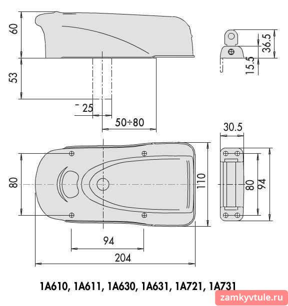 Замок ЗН CISA 1A.630.00.0