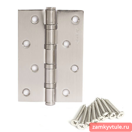 Петля  АVЕRS 100*75*2,5-B4-NIS (матовый никель)