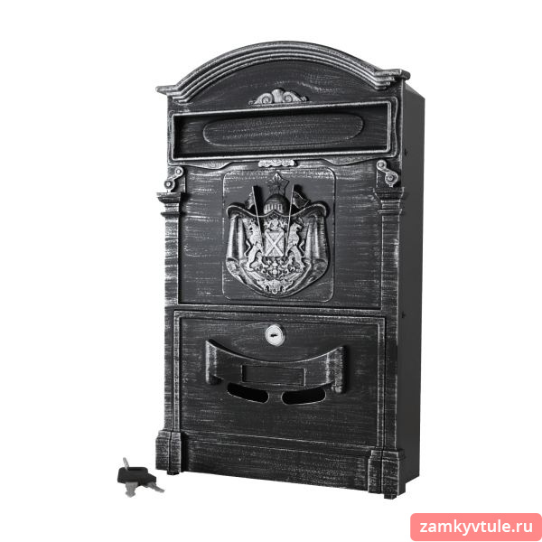 Почтовый ящик №4010В (старое серебро)