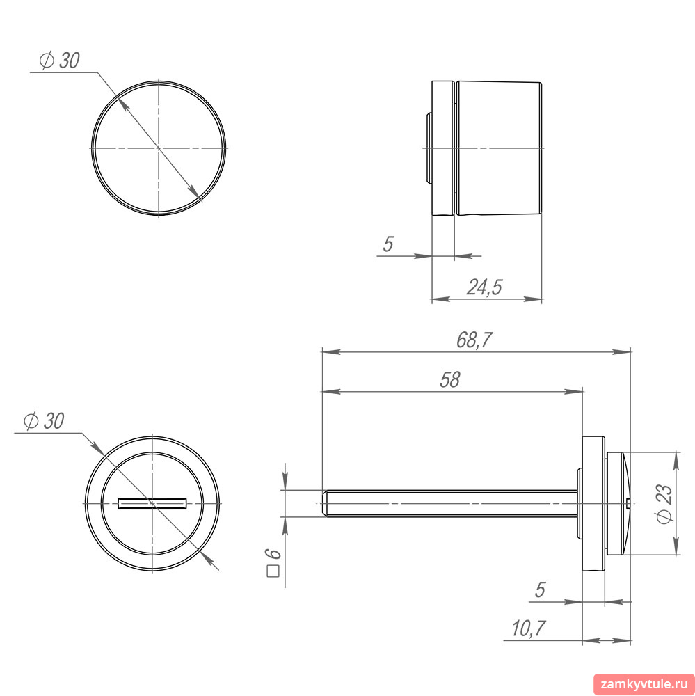 Ручка поворотная ARMADILLO BK6.R.ART30 FSG-39 (флорентийское золото)