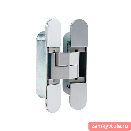 Петля врезная APECS 115*23-3D-Z-CRM (матовый хром) (R11,5)